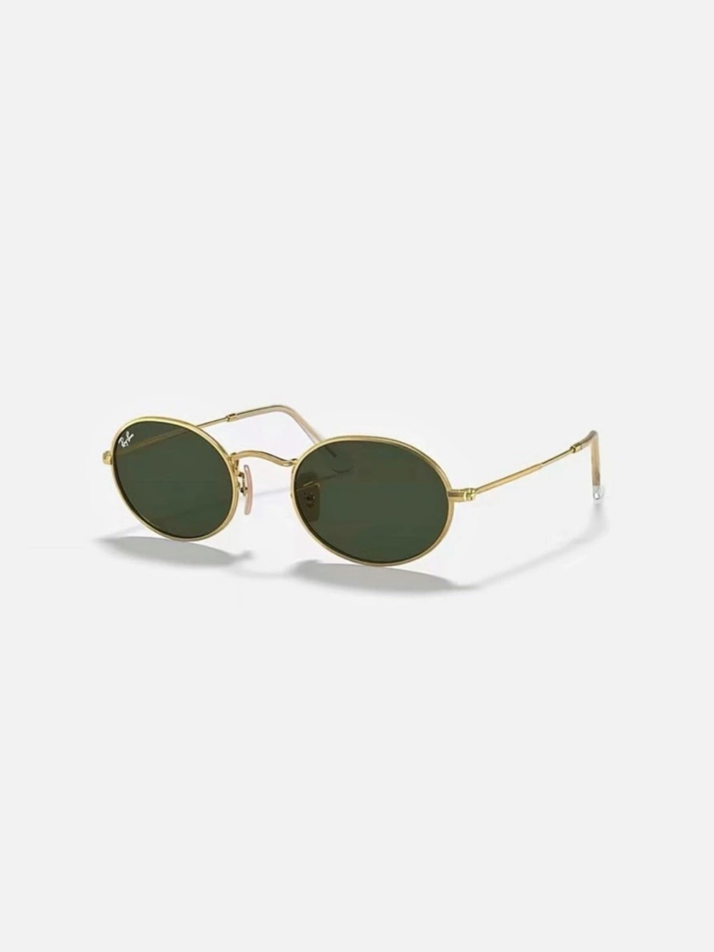 Ray-Ban Oval Metal RB3547 Gold & Black Sunglasses